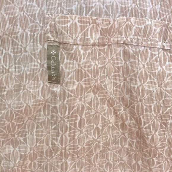 COLUMBIA Button Down Short Sleeve Camp Hiking Shirt Mens Plus Size XXL - Picture 3 of 11